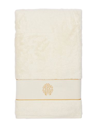 Cotton Bath Towel - ROBERTO CAVALLI - Modalova