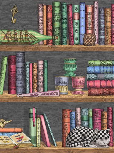 Papel Tapiz Libreria - FORNASETTI - Modalova