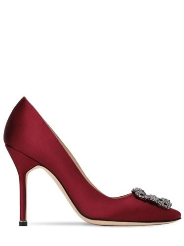 Mm Hangisi Satin Pumps - MANOLO BLAHNIK - Modalova