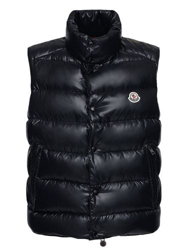 Chaleco De Plumas Tib De Nylon Laqué - MONCLER - Modalova