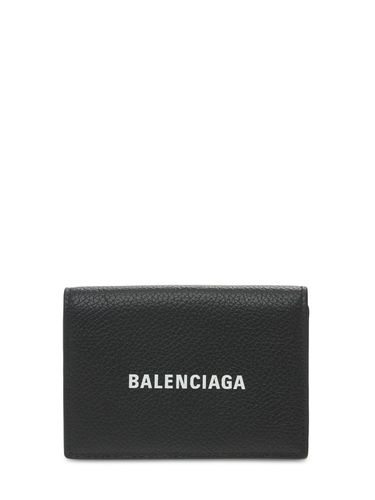 Brieftasche Aus Leder Mit Logo - BALENCIAGA - Modalova