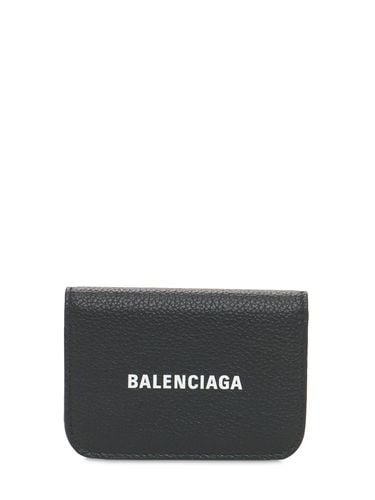 Kartenhülle Aus Leder Mit Logo - BALENCIAGA - Modalova