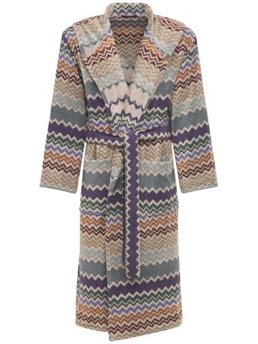 Rufus Cotton Bathrobe - MISSONI HOME - Modalova