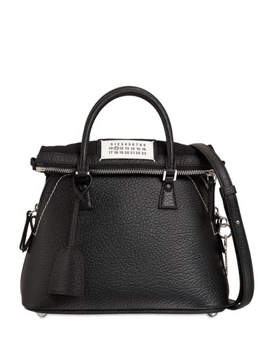 Bolso De Mano Mini 5ac De Piel Granulada - MAISON MARGIELA - Modalova