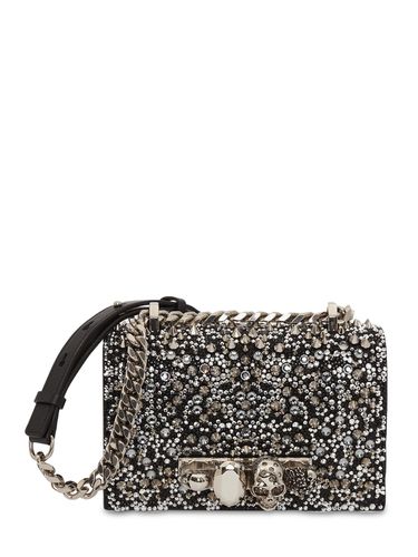 Bolso De Hombro Mini Jewelled De Piel - ALEXANDER MCQUEEN - Modalova