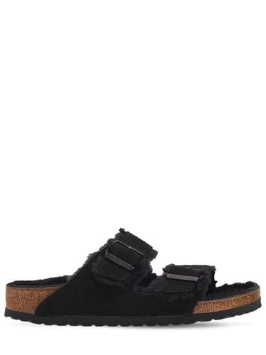 Sandalias Arizona De Shearling Y Ante - BIRKENSTOCK - Modalova