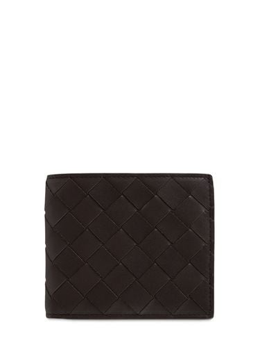 Intrecciato Leather Bi-fold Wallet - BOTTEGA VENETA - Modalova