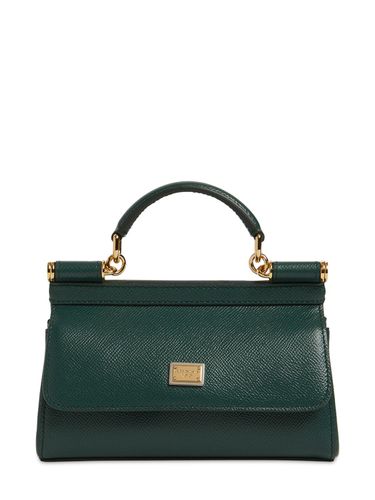 Borsa Piccola Sicily Elongated In Pelle Dauphine - DOLCE & GABBANA - Modalova