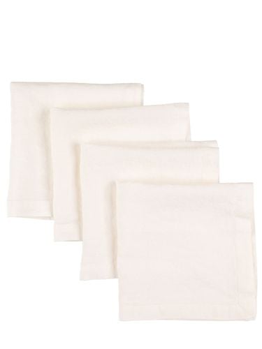 Set Of 4 Linen Napkins - TEKLA - Modalova