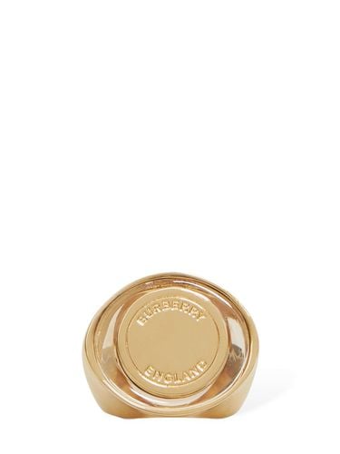 Burberry Logo Signet Ring - BURBERRY - Modalova