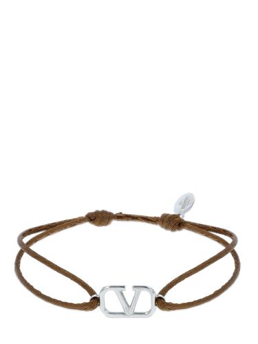 Pulsera Ajustable Con Logo V - VALENTINO GARAVANI - Modalova