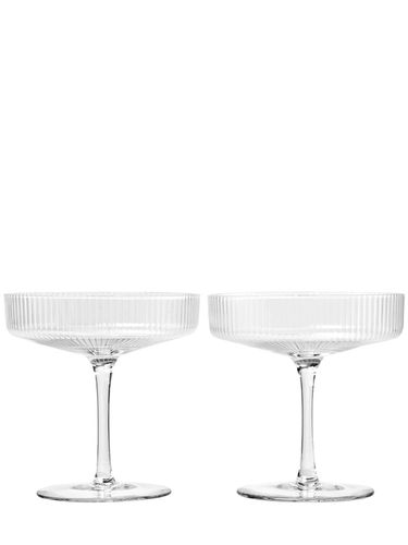 Set Di 2 Bicchieri Da Champagne Ripple - FERM LIVING - Modalova