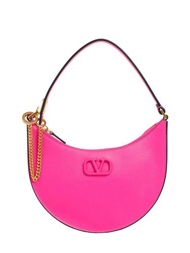 Bolso Hobo Mini V Logo De Piel - VALENTINO GARAVANI - Modalova