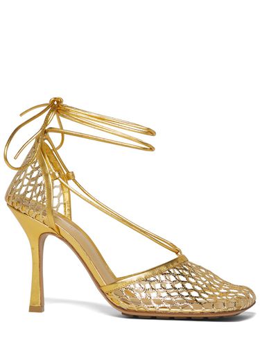 Mm Stretch Mesh & Leather Pumps - BOTTEGA VENETA - Modalova