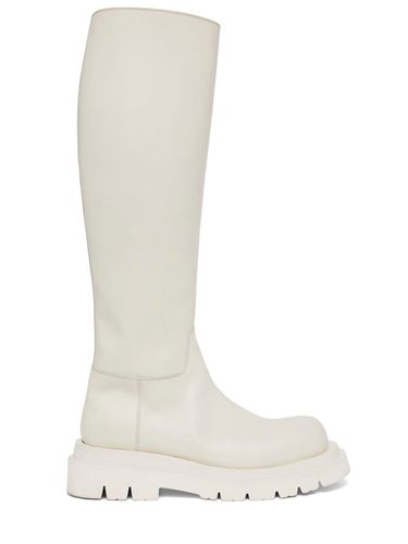 Mm Lug Leather Tall Boots - BOTTEGA VENETA - Modalova