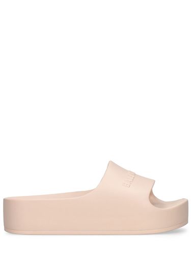 Mm Rubber Slide Sandals - BALENCIAGA - Modalova