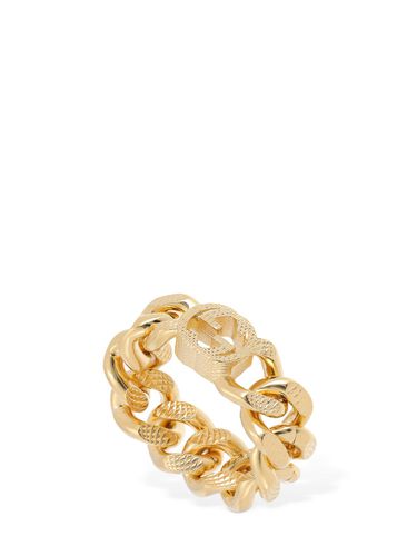 Anillo De Cadena Con G Entrelazada - GUCCI - Modalova