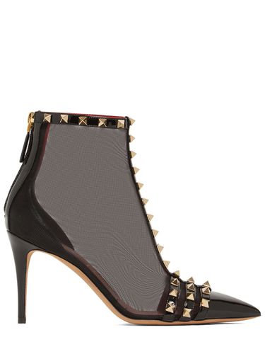 Mm Hohe Stiefeletten Aus Mesh „rockstud“ - VALENTINO GARAVANI - Modalova