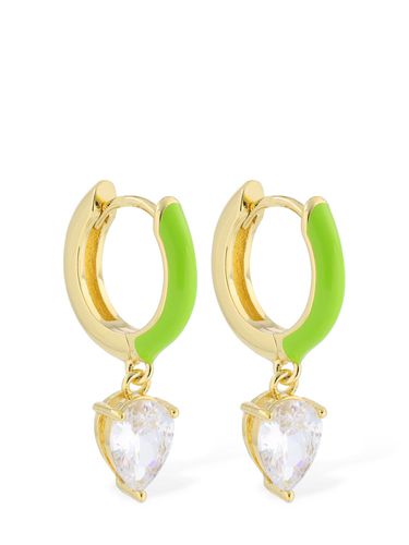 Neon Nights Hoop Earrings - CELESTE STARRE - Modalova