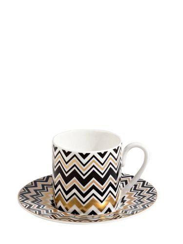 Set De Dos Piezas De Espresso Zig Zag Gold - MISSONI HOME - Modalova