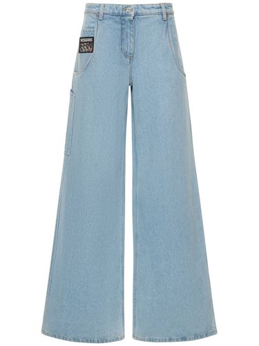 Cotton Denim Wide Jeans - MISSONI - Modalova