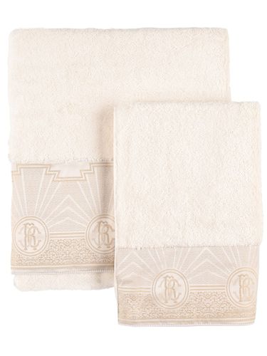 Set Of 2 Royal Gold Towels - ROBERTO CAVALLI - Modalova