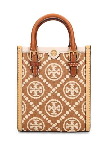 Borsa Mini In Tela T Monogram - TORY BURCH - Modalova