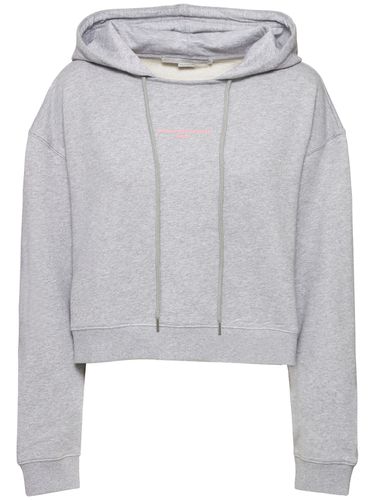 Stella 2001 Print Jersey Crop Hoodie - STELLA MCCARTNEY - Modalova