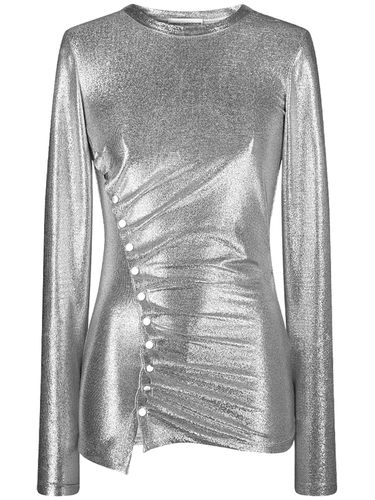 Top In Jersey Di Viscosa E Lurex Metallizzato - RABANNE - Modalova