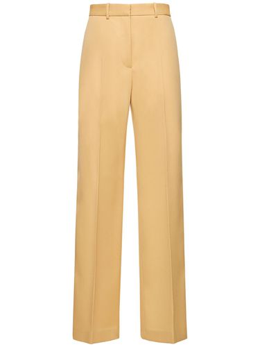 Wool Twill Wide Leg Pants - LANVIN - Modalova