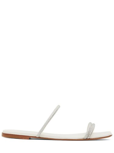 Mm Cannes Flat Sandals W/crystals - GIANVITO ROSSI - Modalova