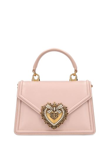 Borsa Mini Devotion In Pelle - DOLCE & GABBANA - Modalova