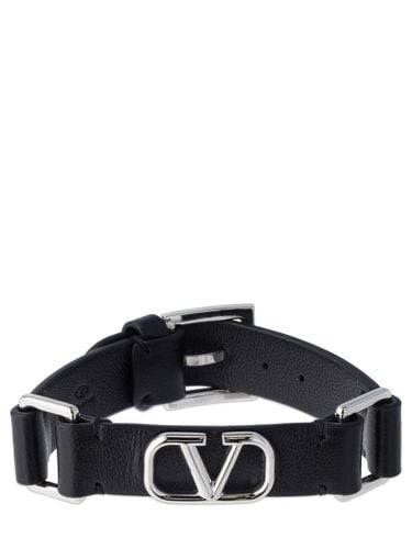 Bracciale Vlogo In Pelle - VALENTINO GARAVANI - Modalova