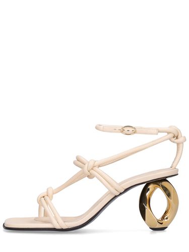 Mm Leather Chain Heel Sandals - JW ANDERSON - Modalova