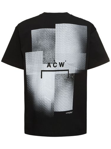 Brutalist Print Cotton Jersey T-shirt - A-COLD-WALL* - Modalova