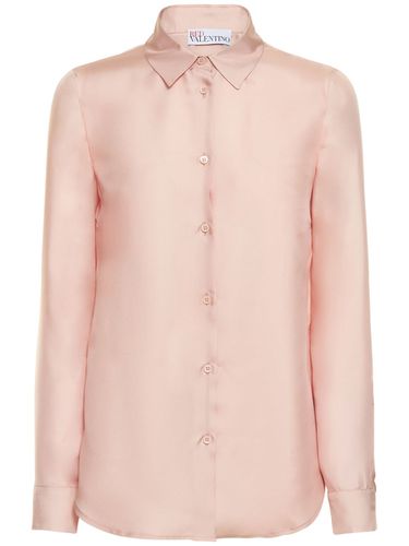 Camisa De Sarga De Seda - RED VALENTINO - Modalova