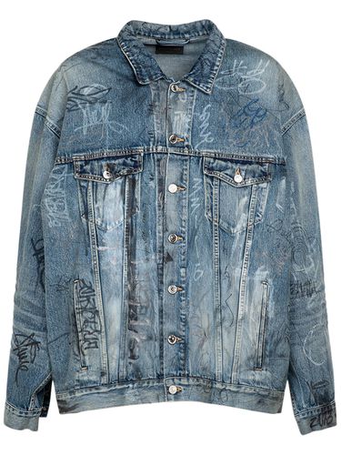 Chaqueta Oversize De Denim De Algodón - BALENCIAGA - Modalova