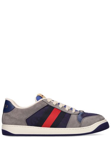 Screener Wool Blend Sneakers - GUCCI - Modalova