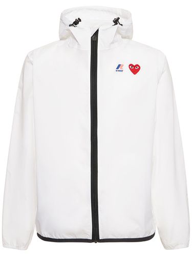 Jacke Mit Kurzreißverschluss Und K-way-logo - COMME DES GARÇONS PLAY - Modalova