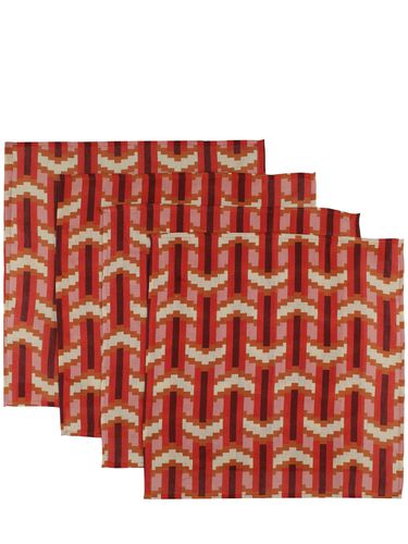 Set Di 4 Tovaglioli Chevron - CABANA - Modalova