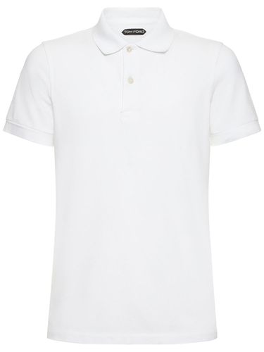 Polo De Algodón Piqué - TOM FORD - Modalova