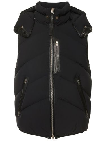 Bi-stretch Nylon Down Vest - TOM FORD - Modalova