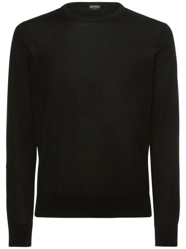 Maglia In Cashmere E Seta - ZEGNA - Modalova