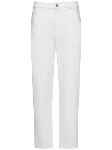 Denim Mid Rise Straight Jeans - BRUNELLO CUCINELLI - Modalova