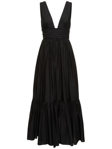 Tiered Plunge Midi Dress - MATTEAU - Modalova