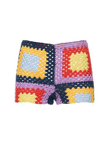 Shorts De Algodón Crochet - MARNI - Modalova