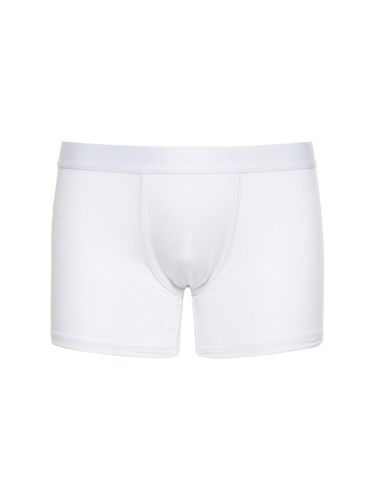 Calzoncillos Boxer De Algodón Con Logo - ZEGNA - Modalova