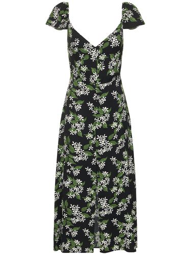 Vestido Midi De Crepé De Viscosa Estampado - REFORMATION - Modalova