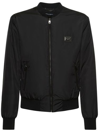 Essential Logo Casual Jacket - DOLCE & GABBANA - Modalova