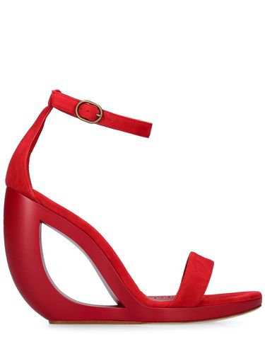 Mm Rocar Suede Wedge Sandals - MANOLO BLAHNIK - Modalova